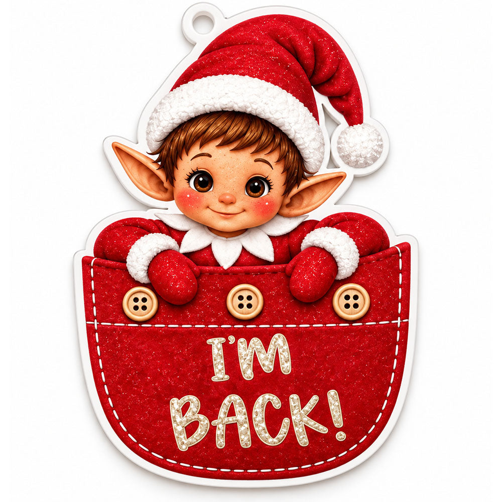 Pocket Elf UV DTF Transfer - Red Buttons