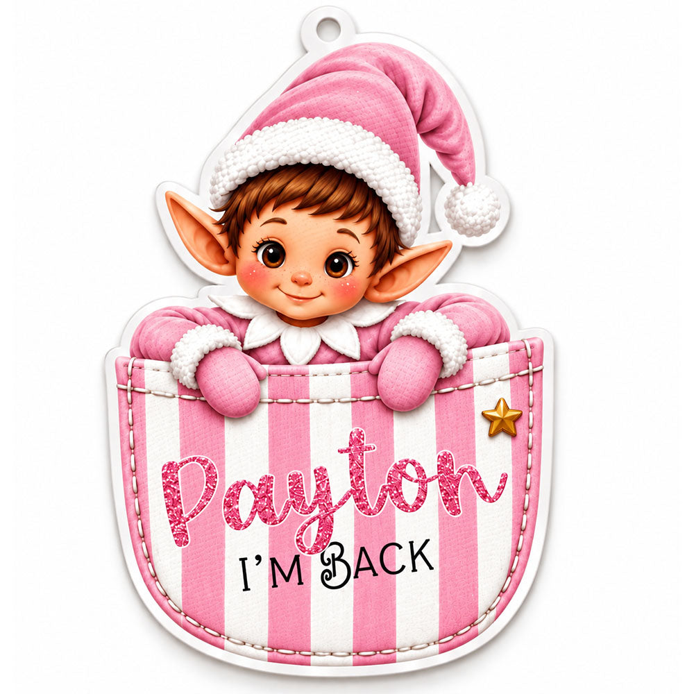 Pocket Elf UV DTF Transfer - Pink Stripe
