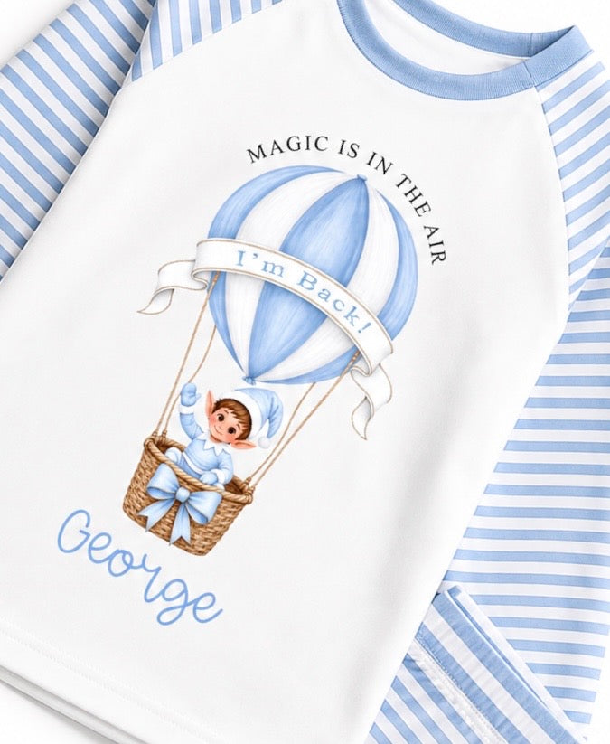 Hot Air Balloon Elf - Digital Download