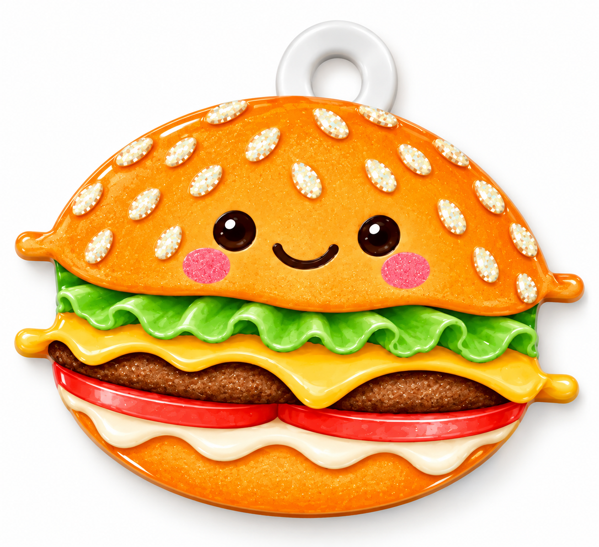 Bobble Buddy UV-DTF - Orange Burger