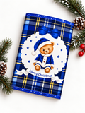 Christmas Bear Treat Packet - Blue