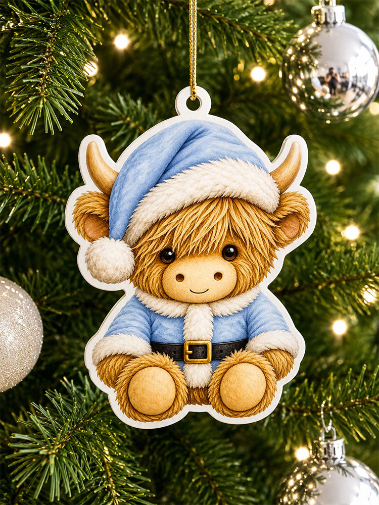 Christmas Coo UV-DTF Transfer - Blue
